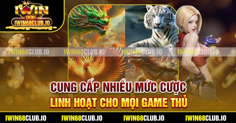 Cung cấp nhiều mức cược linh hoạt cho mọi game thủ