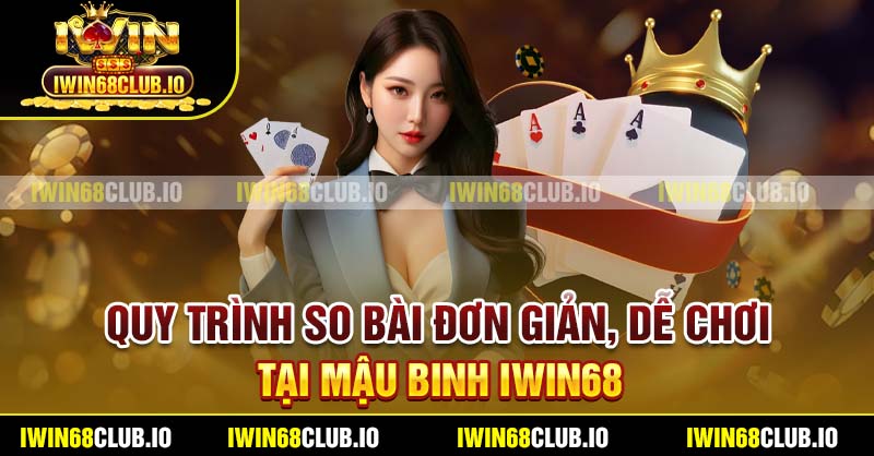 Quy trình so bài đơn giản, dễ chơi tại Mậu Binh Iwin68